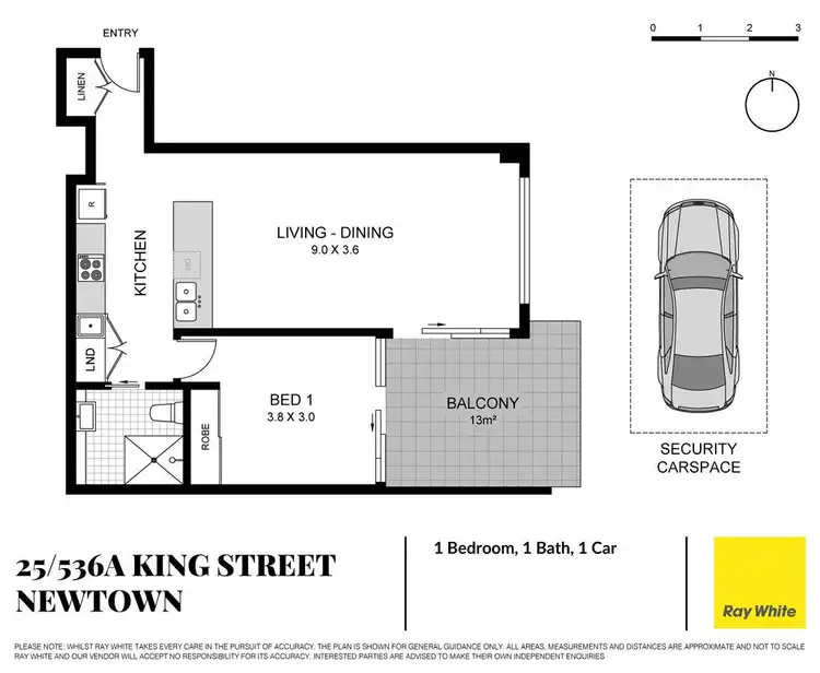 Floorplan of Homely apartment listing, 25/536a King Street, Newtown NSW 2042