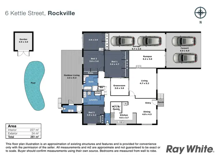 Floorplan of Homely house listing, 6 Kettle Street, Rockville QLD 4350
