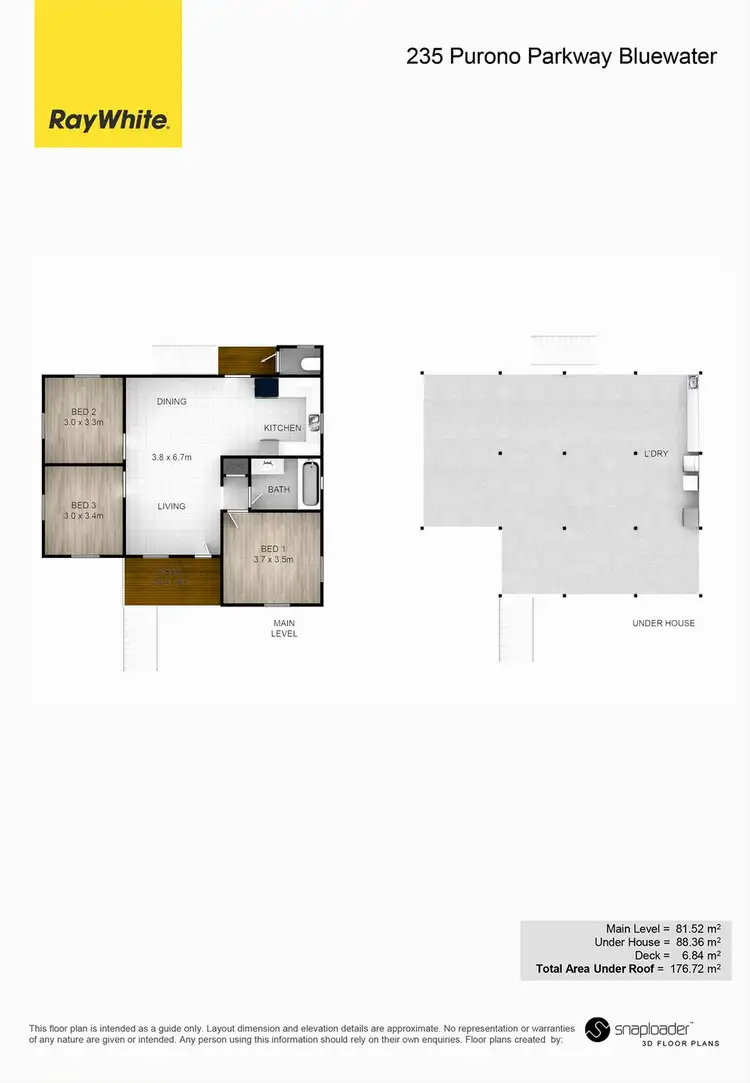Floorplan of Homely house listing, 235 Purono Parkway, Yabulu QLD 4818