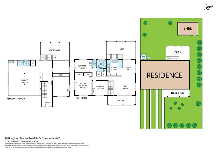 Floorplan of Homely house listing, 18 Houghton Avenue, Redcliffe QLD 4020