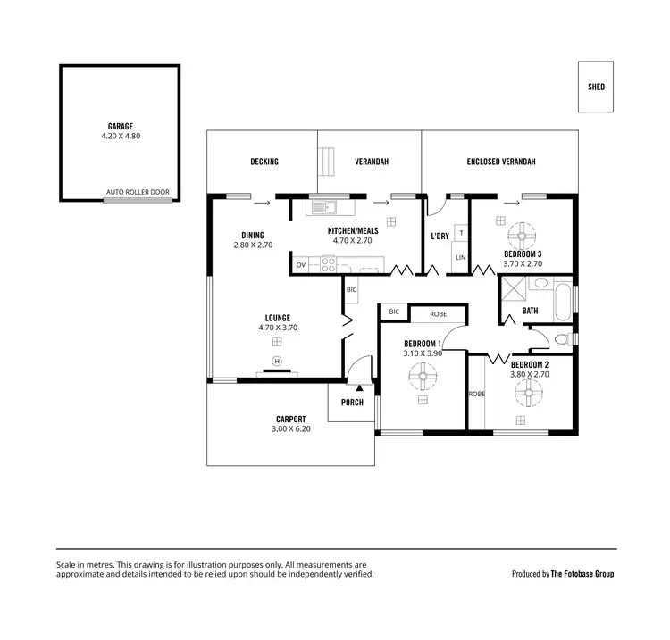 Floorplan of Homely house listing, 7 Oak Court, Campbelltown SA 5074