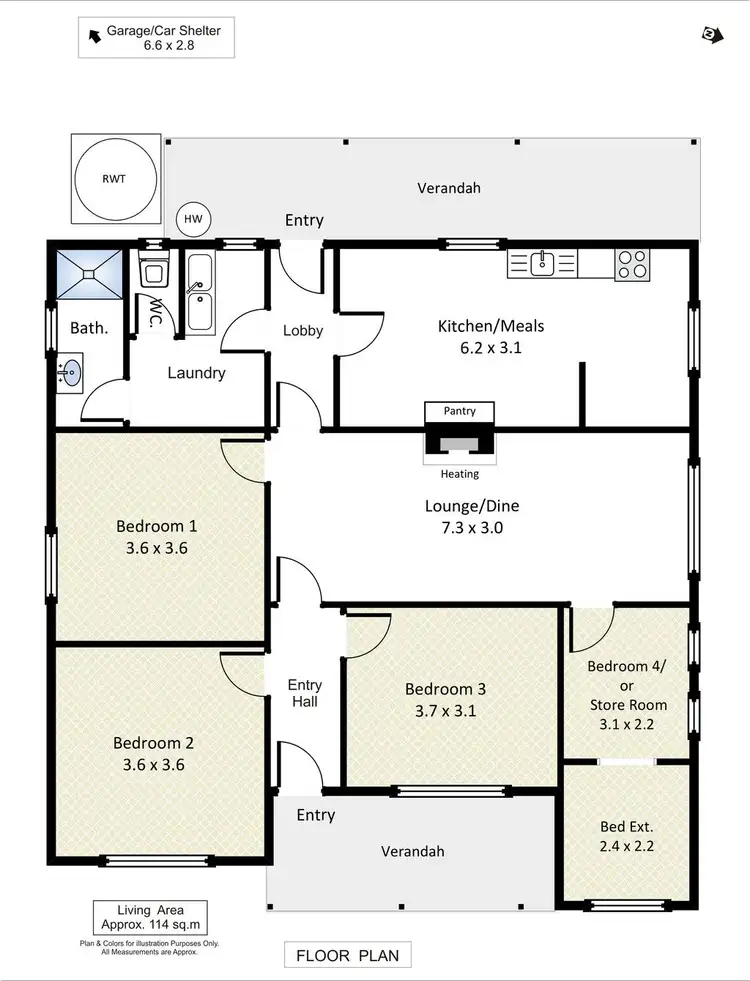 Floorplan of Homely house listing, 26 Fowles Street, Barmera SA 5345
