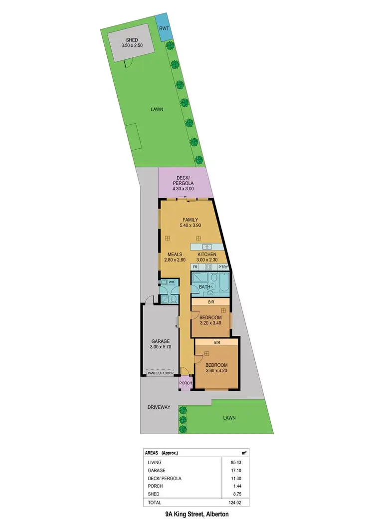 Floorplan of Homely house listing, 9A King Street, Alberton SA 5014