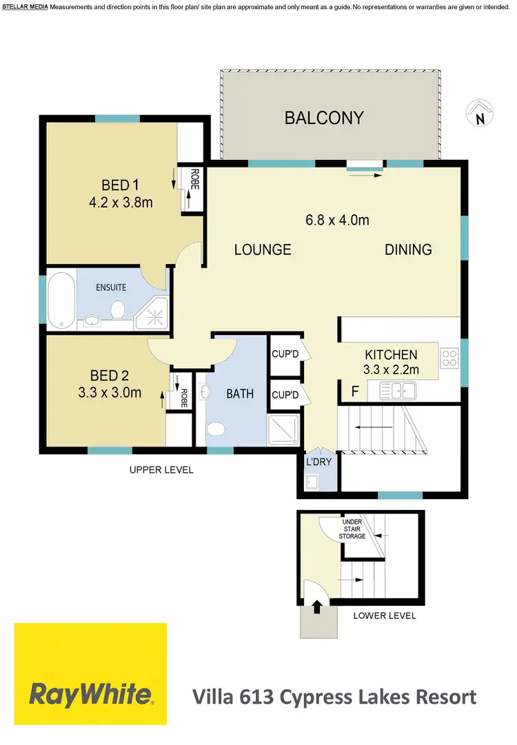 Floorplan of Homely villa listing, Villa 613 Cypress Lakes Resort, Pokolbin NSW 2320