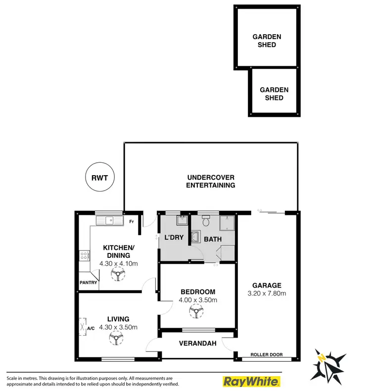Floorplan of Homely house listing, 14 David Street, Mccracken SA 5211