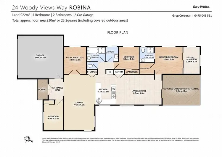 Floorplan of Homely house listing, 24 Woody Views Way, Robina QLD 4226