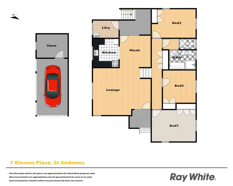 Floorplan of Homely house listing, 7 Kinross Place, St Andrews NSW 2566
