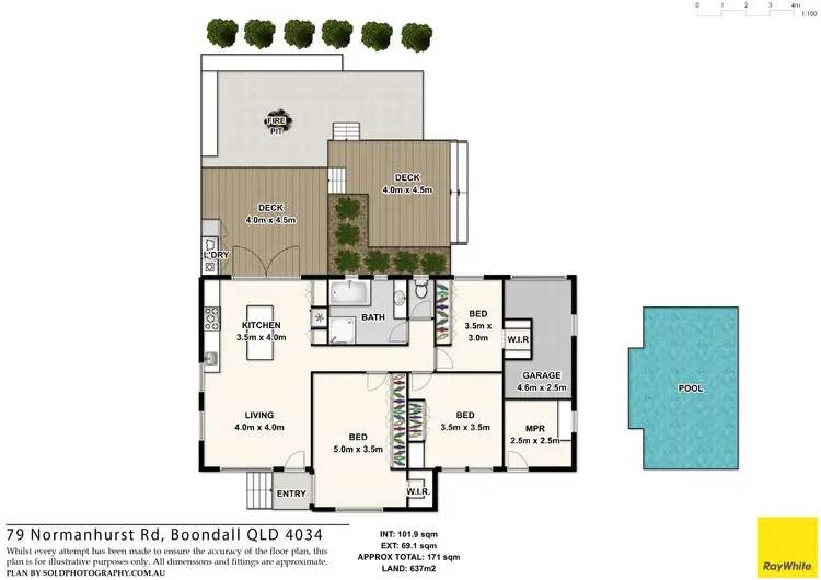 Floorplan of Homely house listing, 79 Normanhurst Road, Boondall QLD 4034