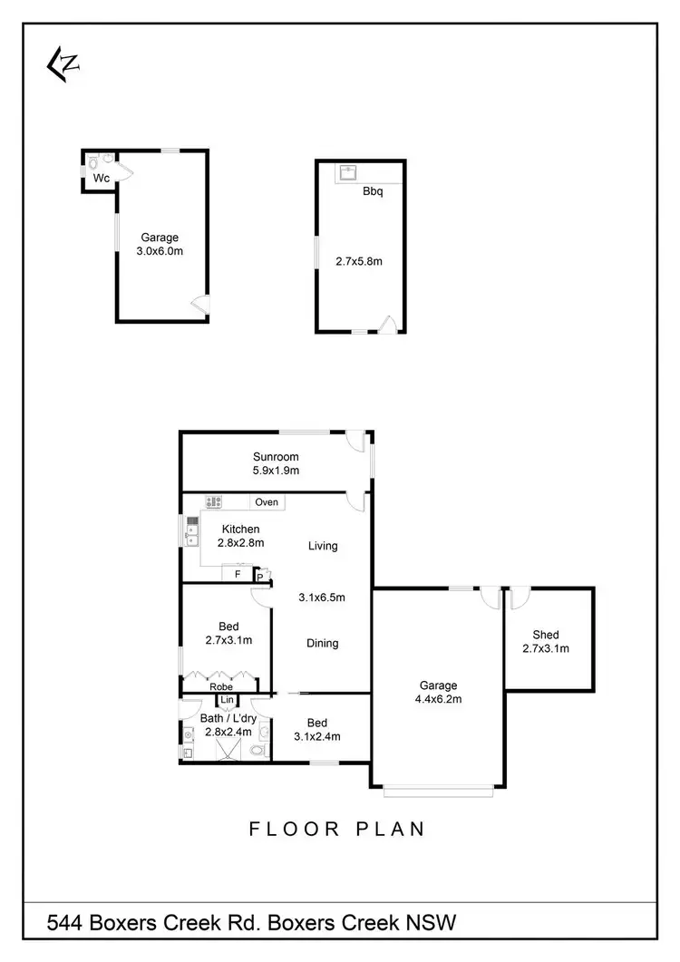 Floorplan of Homely rural property listing, 544 Boxers Creek Road, Goulburn NSW 2580