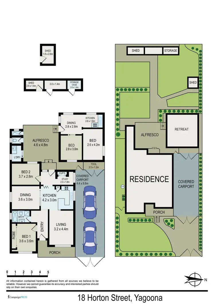 Floorplan of Homely house listing, 18 Horton Street, Yagoona NSW 2199