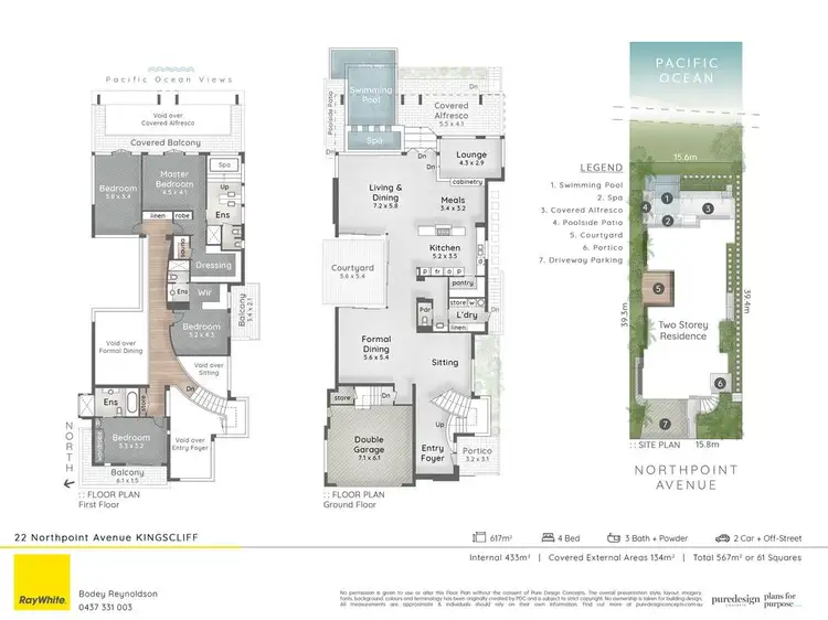 Floorplan of Homely house listing, 22 Northpoint Avenue, Kingscliff NSW 2487