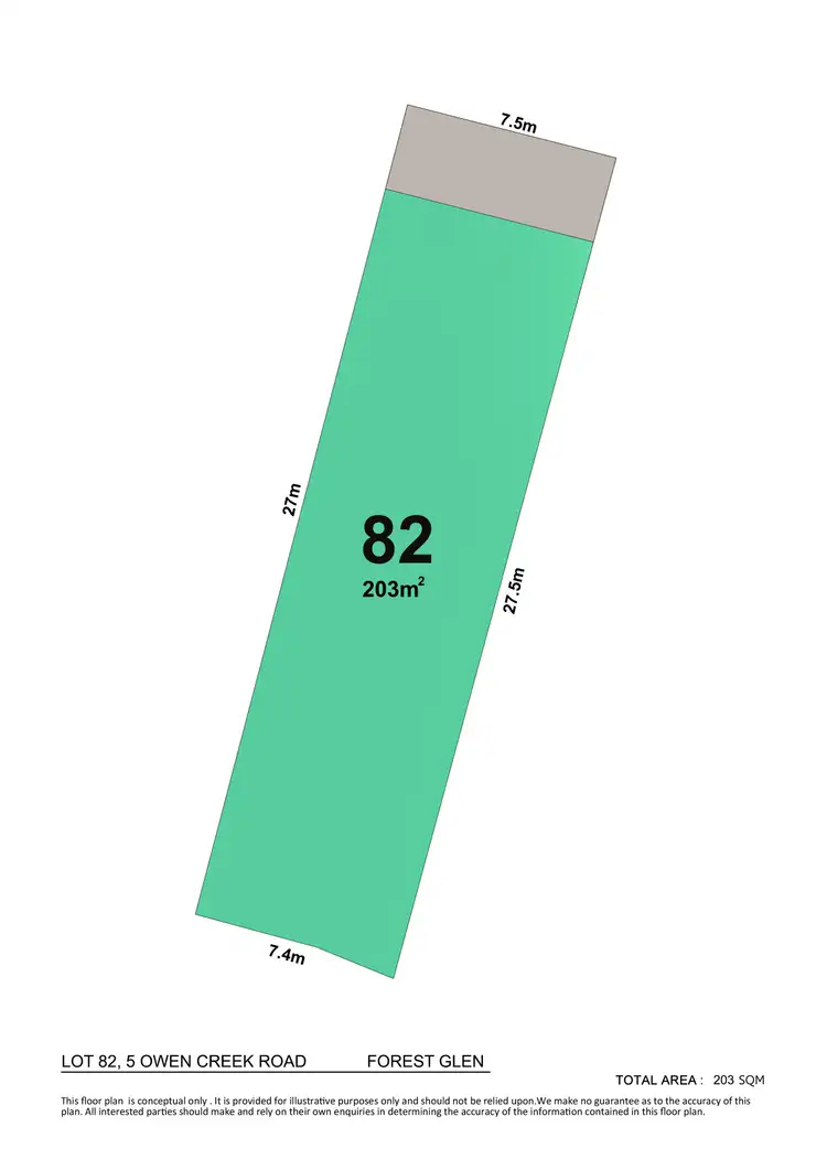 Floorplan of Homely land listing, 26 Palm Forest Circuit, Forest Glen QLD 4556