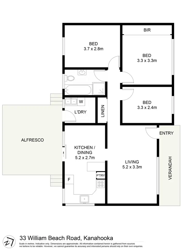 Floorplan of Homely house listing, 33 William Beach Road, Kanahooka NSW 2530