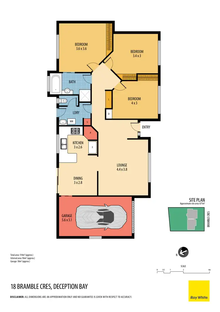 Floorplan of Homely house listing, 18 Bramble Crescent, Deception Bay QLD 4508