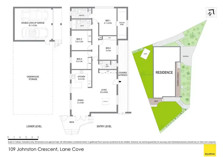 Floorplan of Homely house listing, 109 Johnston Crescent, Lane Cove NSW 2066