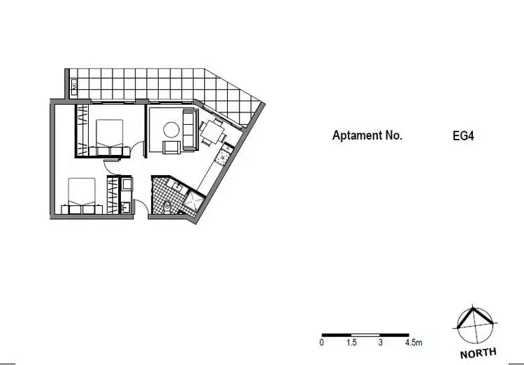 Floorplan of Homely apartment listing, G04/1217 Centre Road, Oakleigh South VIC 3167