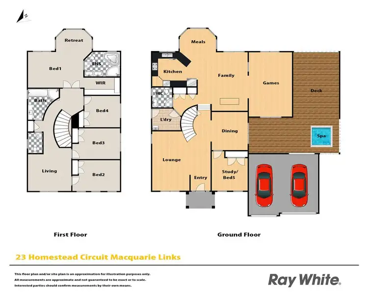 Floorplan of Homely house listing, 23 Homestead Circuit, Macquarie Links NSW 2565