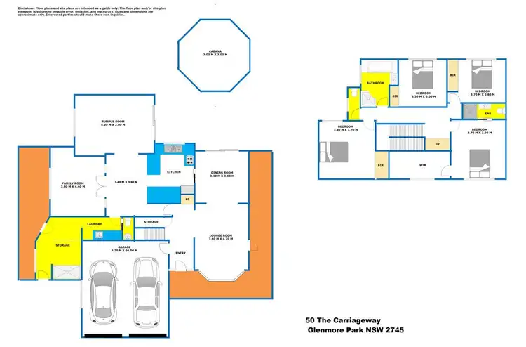 Floorplan of Homely house listing, 50 The Carriageway, Glenmore Park NSW 2745