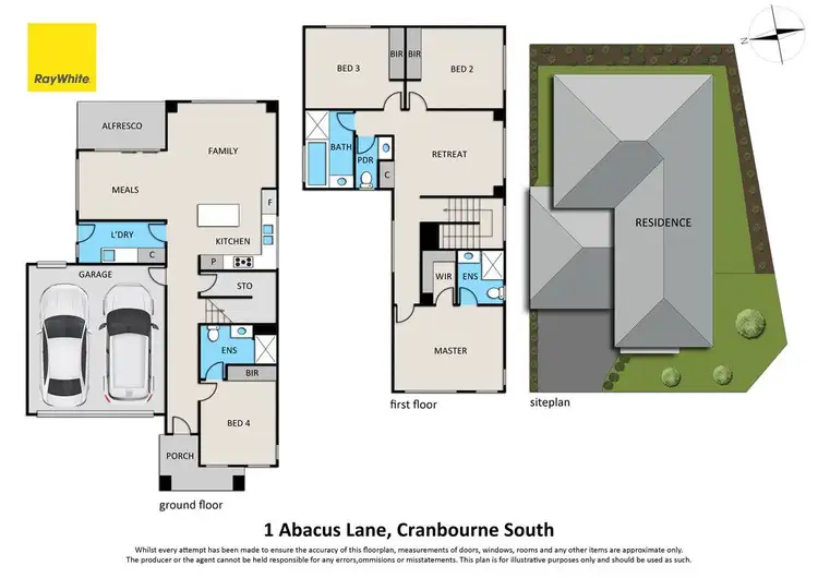 Floorplan of Homely house listing, 1 Abacus Lane, Cranbourne South VIC 3977