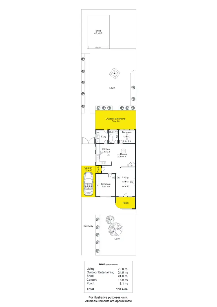 Floorplan of Homely house listing, 38 Elder Terrace, Glengowrie SA 5044