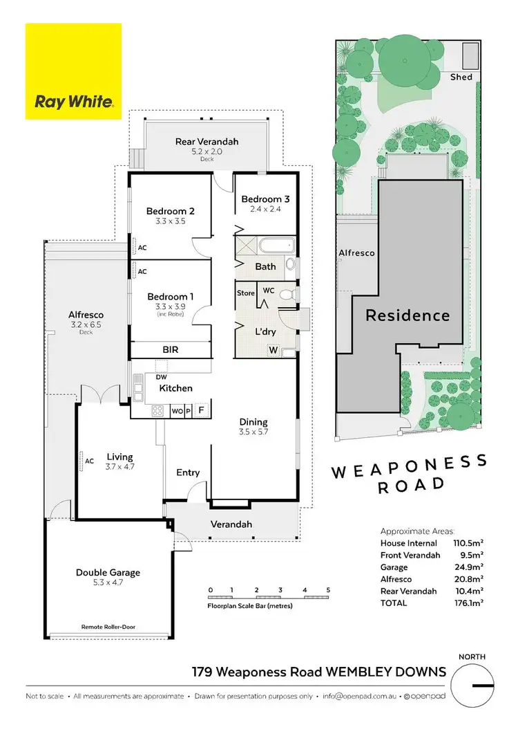 Floorplan of Homely house listing, 179 Weaponess Road, Wembley Downs WA 6019