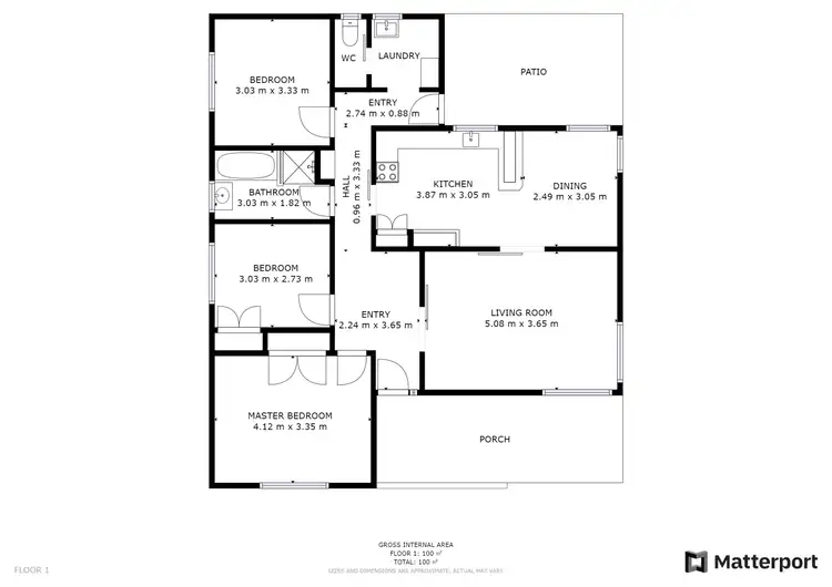 Floorplan of Homely house listing, 151 Murlong Street, Swan Hill VIC 3585