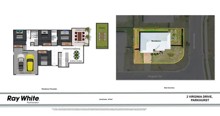 Floorplan of Homely house listing, 2 Virginia Drive, Parkhurst QLD 4702