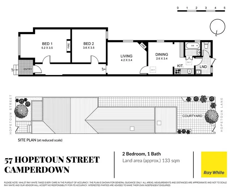 Floorplan of Homely house listing, 57 Hopetoun Street, Camperdown NSW 2050