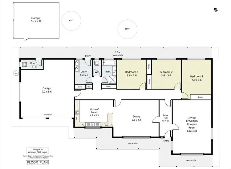 Floorplan of Homely house listing, 8 Fenwick Terrace, Monash SA 5342