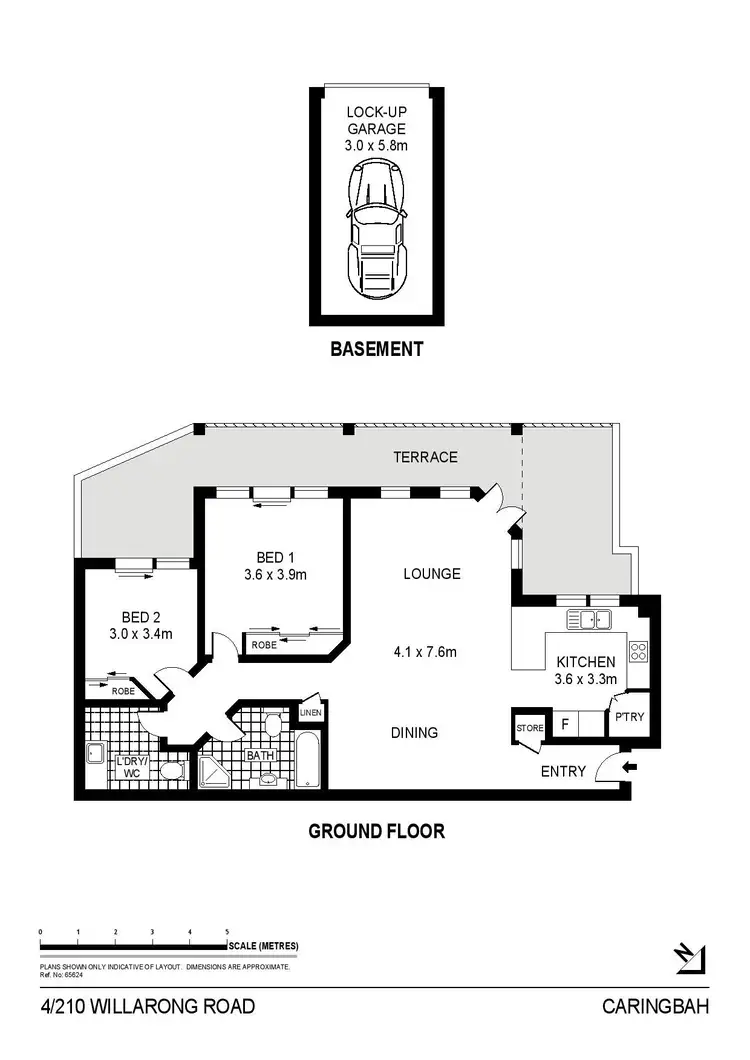 Floorplan of Homely unit listing, 4/210-212 Willarong Road, Caringbah NSW 2229