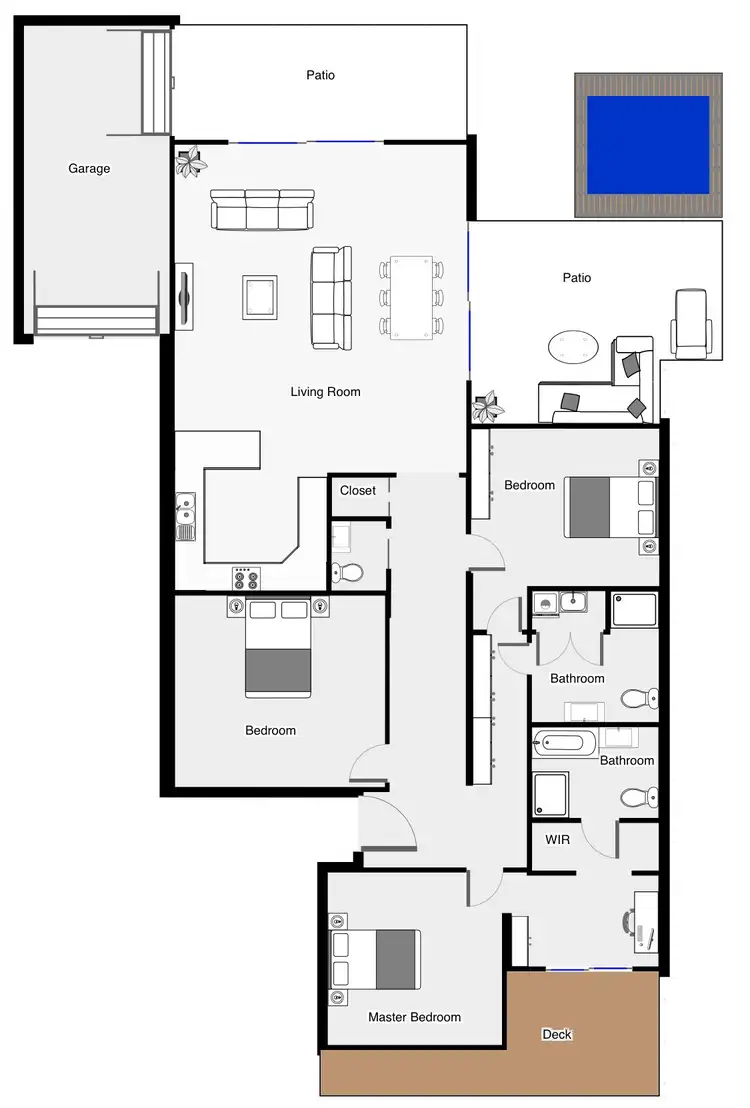 Floorplan of Homely house listing, 7 Cherry Avenue, Mildura VIC 3500