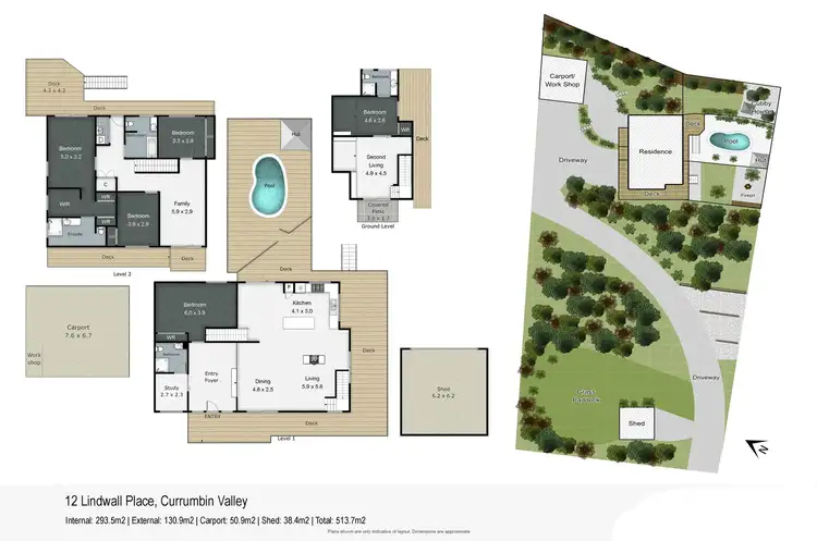 Floorplan of Homely house listing, 12 Lindwall Place, Currumbin Valley QLD 4223