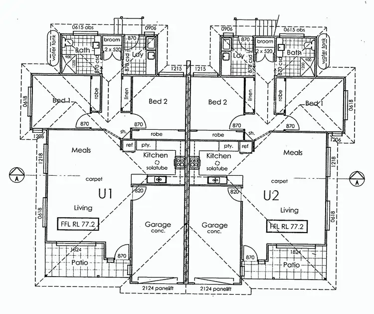 Floorplan of Homely unit listing, 2 Power Lane, Kyogle NSW 2474