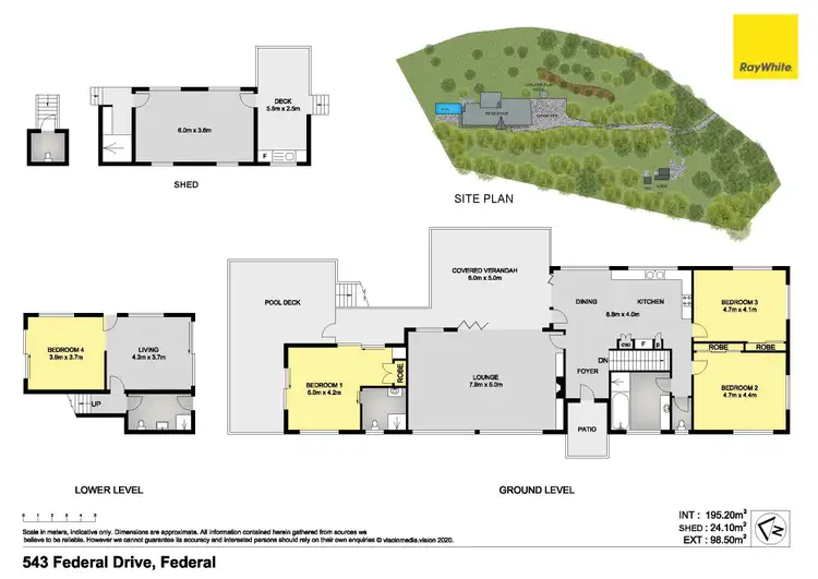 Floorplan of Homely house listing, 543 Federal Drive, Federal NSW 2480