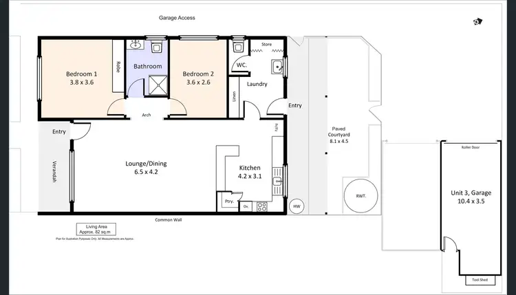 Floorplan of Homely house listing, 3/13 Scott Avenue, Barmera SA 5345
