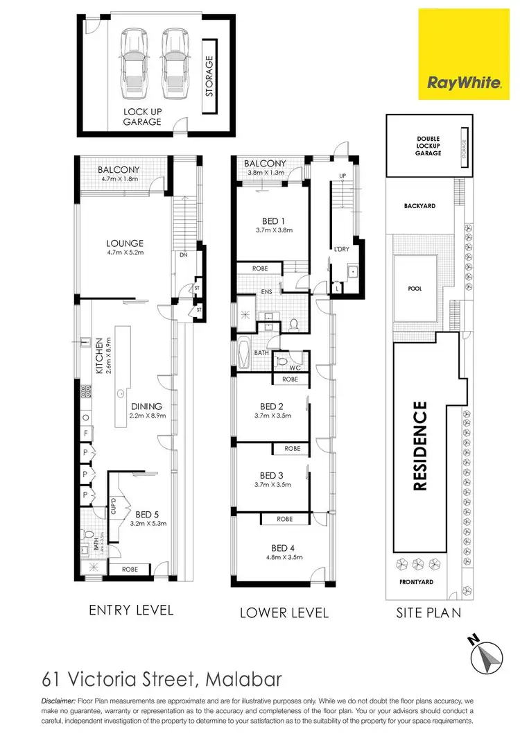 Floorplan of Homely house listing, 61 Victoria Street, Malabar NSW 2036