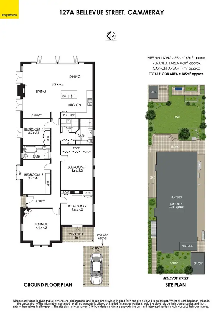 Floorplan of Homely house listing, 127A Bellevue Street, Cammeray NSW 2062