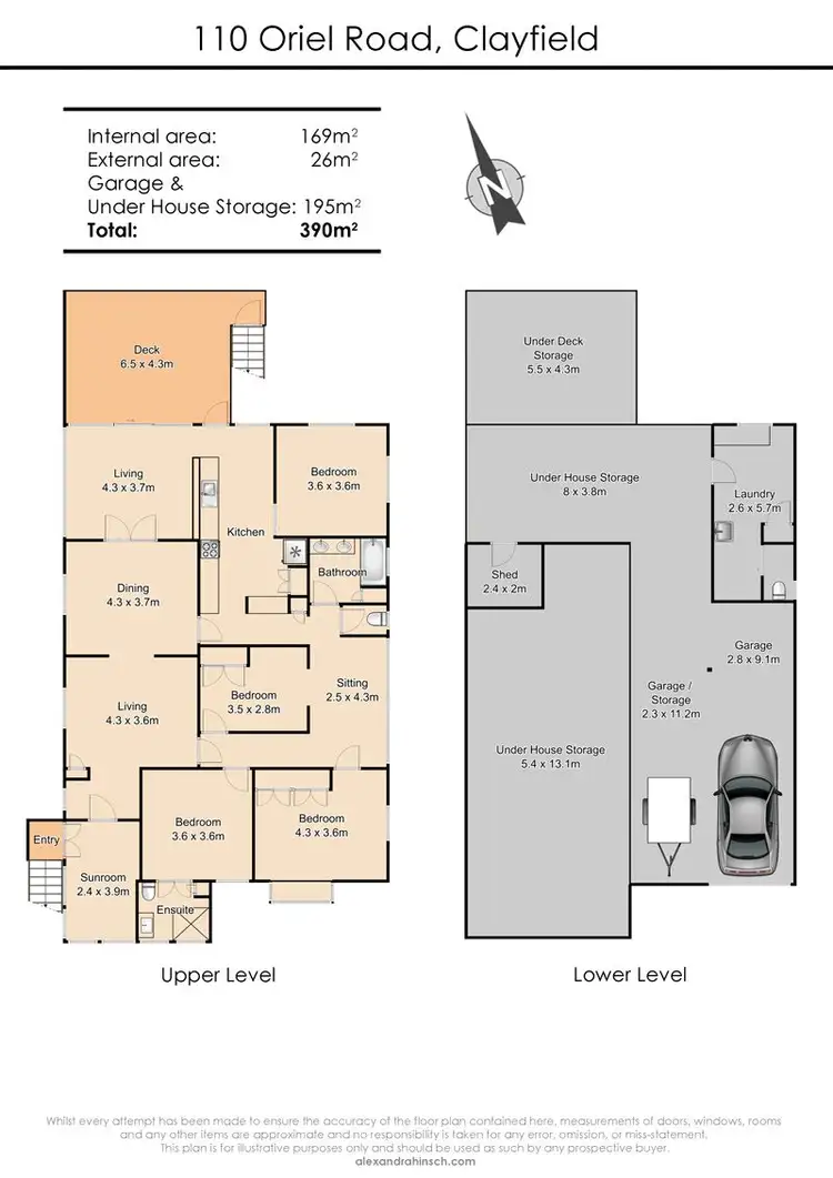 Floorplan of Homely house listing, 110 Oriel Road, Clayfield QLD 4011