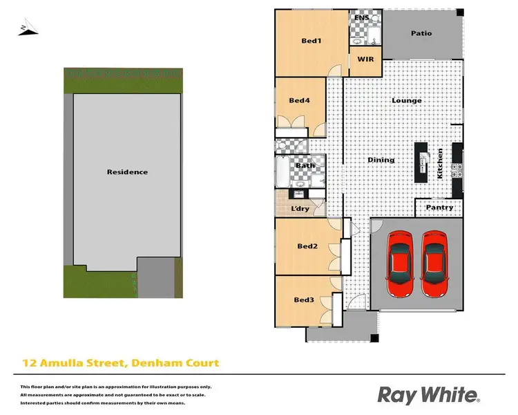 Floorplan of Homely house listing, 12 Amulla Street, Denham Court NSW 2565