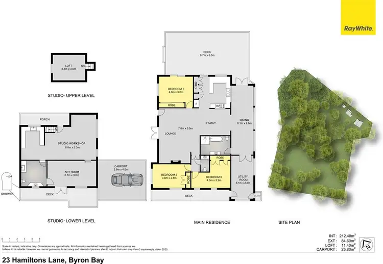 Floorplan of Homely house listing, 23 Hamiltons Lane, Byron Bay NSW 2481