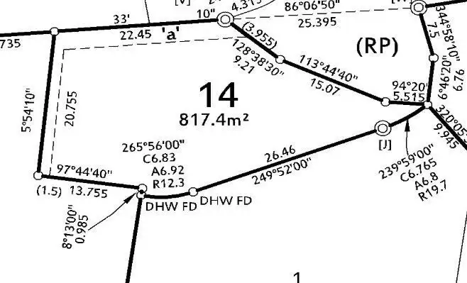 Floorplan of Homely land listing, 3 Ryan Place, Illawong NSW 2234