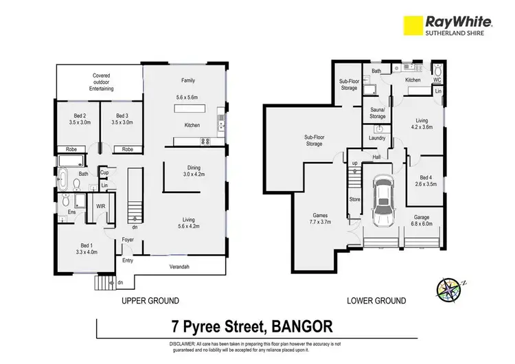 Floorplan of Homely house listing, 7 Pyree Street, Bangor NSW 2234