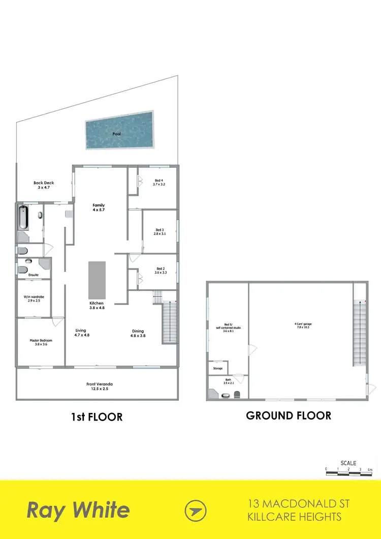 Floorplan of Homely house listing, 13 Macdonald Street, Killcare Heights NSW 2257