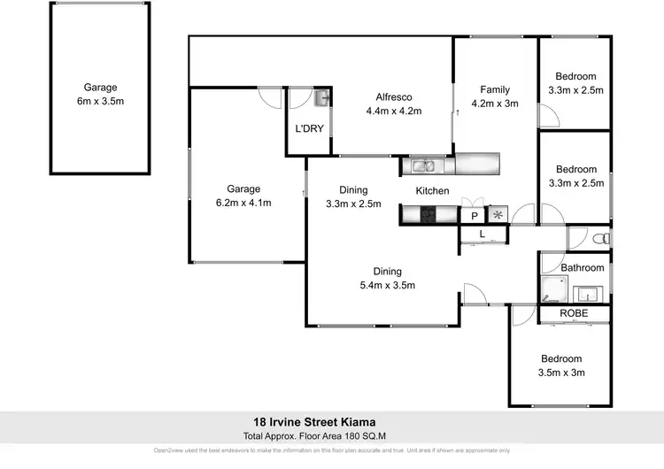 Floorplan of Homely house listing, 18 Irvine Street, Kiama NSW 2533