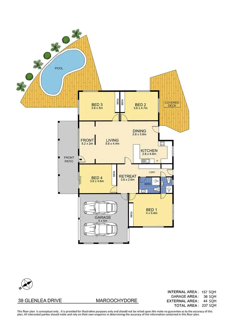 Floorplan of Homely house listing, 39 Glenlea Drive, Maroochydore QLD 4558