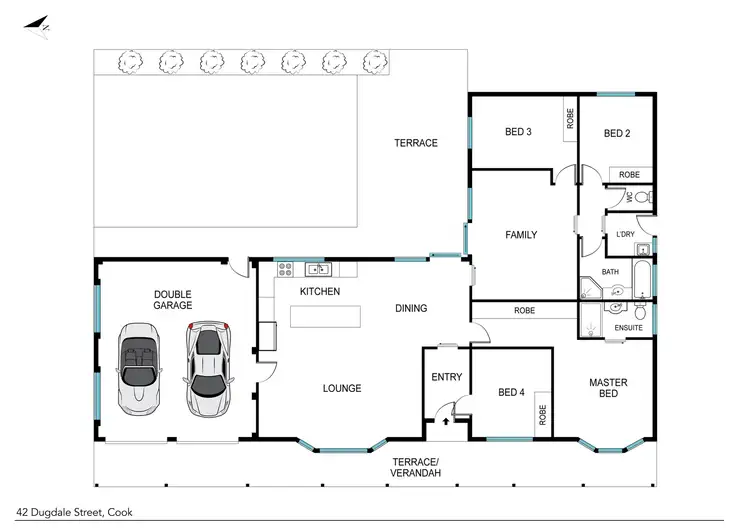 Floorplan of Homely house listing, 42 Dugdale Street, Cook ACT 2614
