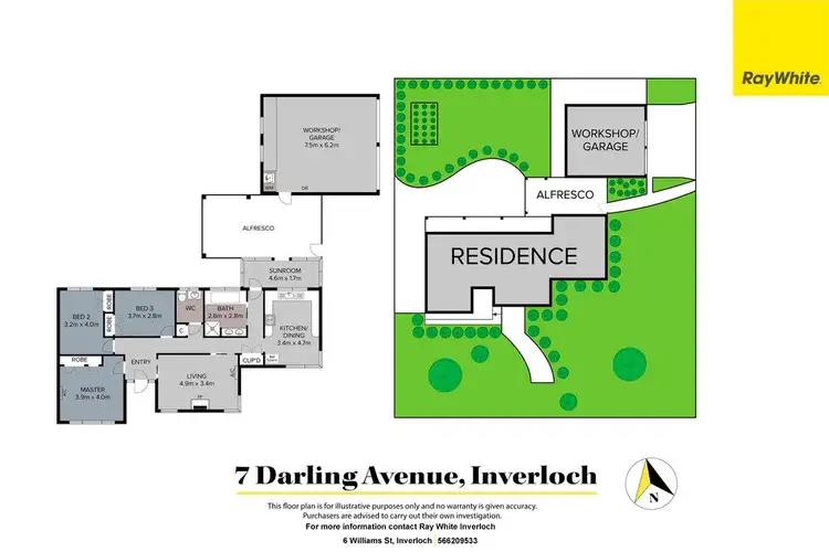 Floorplan of Homely house listing, 7 Darling Avenue, Inverloch VIC 3996