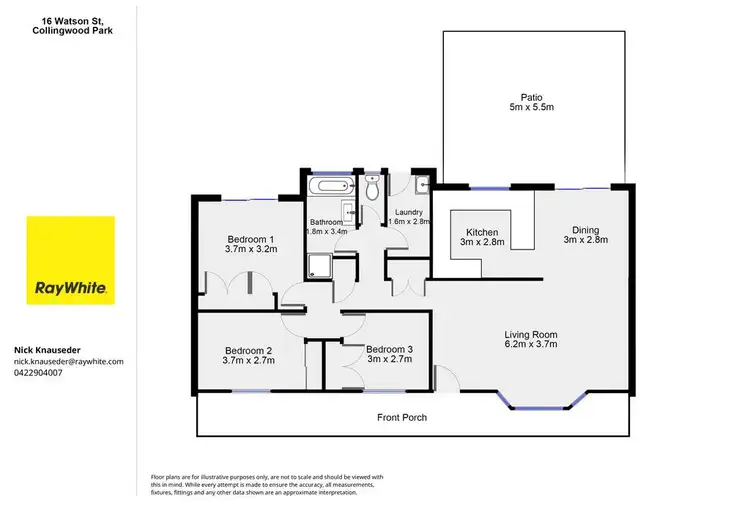 Floorplan of Homely house listing, 16 Watson Street, Collingwood Park QLD 4301