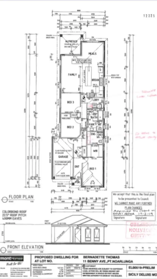Floorplan of Homely house listing, 103 Benny Avenue, Port Noarlunga SA 5167