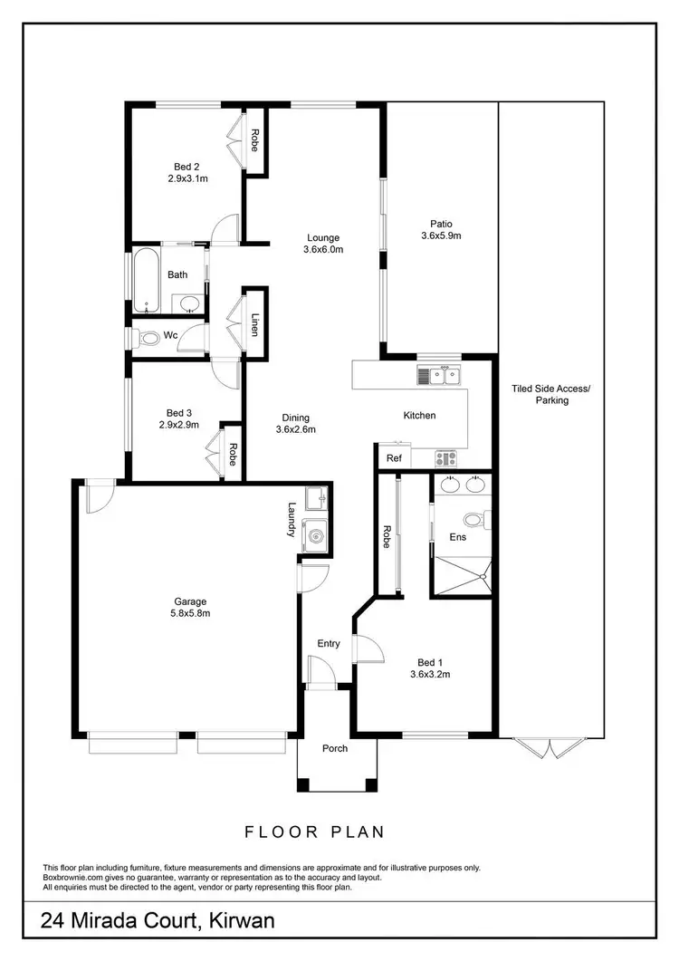 Floorplan of Homely house listing, 24 Mirada Court, Kirwan QLD 4817